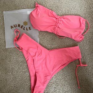 Aurelle pink bikini